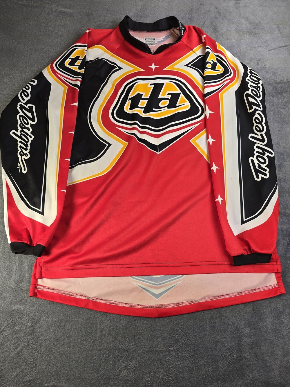 Vintage Early 2000s (Y2K Era) Troy Lee Designs GP Motocross Jersey Medium